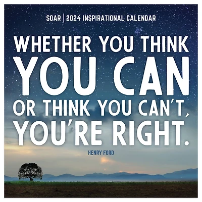 TF Publishing 2024 Soar Mini Calendar