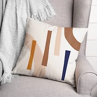 Fall Abstract Arches & Lines Indoor/Outdoor Pillow
