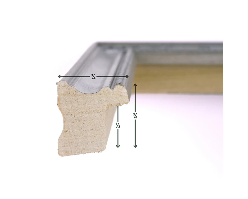 Craig Frames Stratton Aged Silver Picture Frame