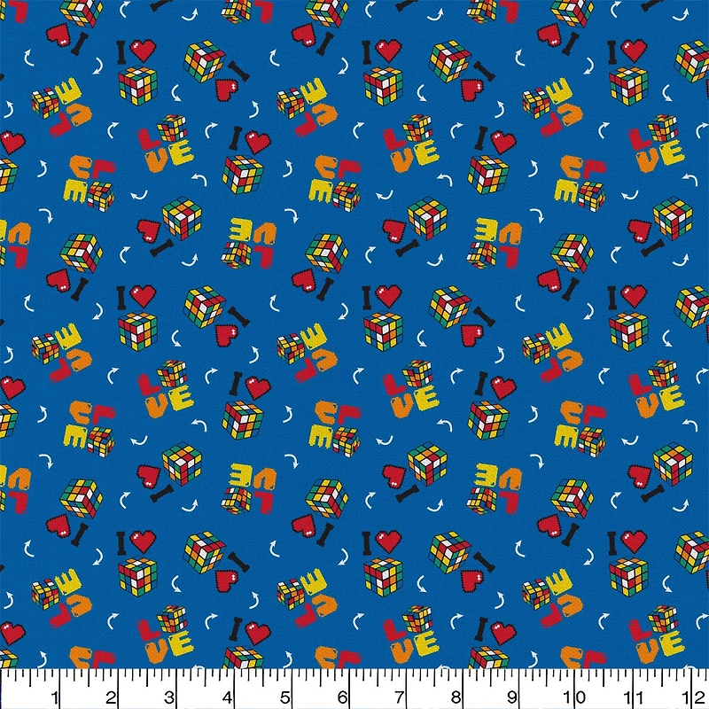 Camelot Fabrics Rubiks Love Cotton Fat Quarter, 6ct.