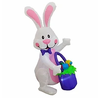 4ft. Inflatable Waving Easter Bunny
