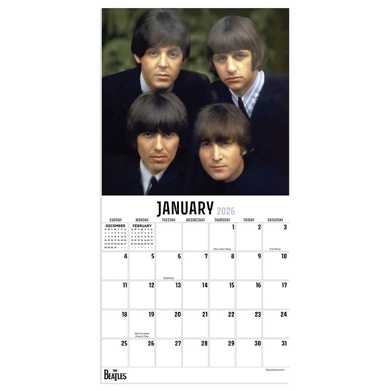 2026 The Beatles Mini Calendar