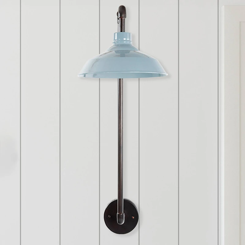 Hello Honey® 33" Metal Wall Sconce with Round Shade