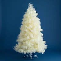 6ft. Unlit Off-White Pampas Grass Artificial Christmas Tree