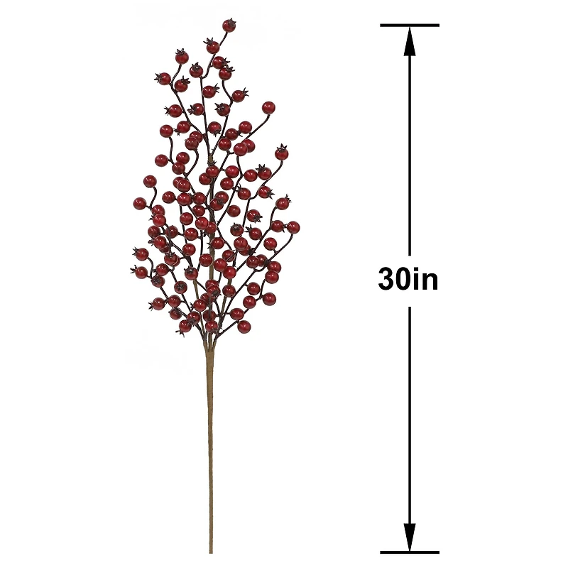 30" Red Berry Stem by Ashland®