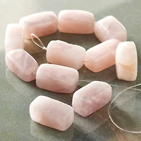 Rose Quartz Nugget Beads, 18mm by Bead Landing™