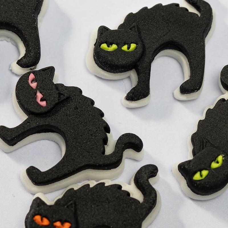 PME Cake Sweet Street® Black Cat Icing Decorations