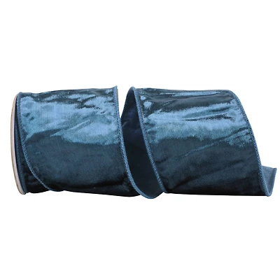 JAM Paper 4" x 5yd. Plush Velvet Elite Wired Ribbon