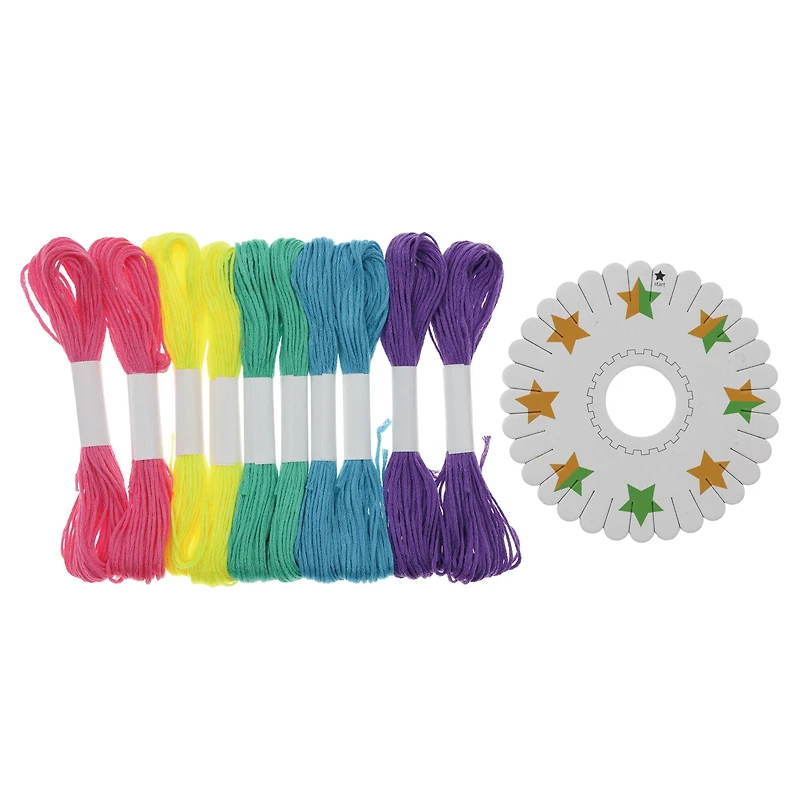 Neon Friendship Bracelet Kit by Creatology™