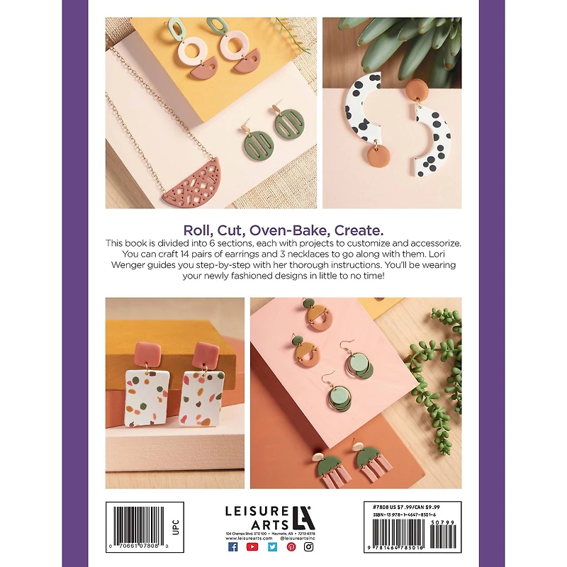 Leisure Arts® Clay Jewelry Book