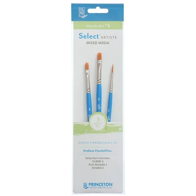 Princeton™ Select™ Artiste Series 3750 #4 Brush Set