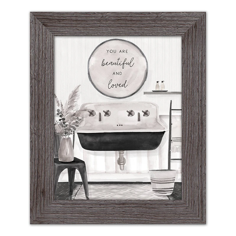 Farmhouse Sink Western Framed Print
