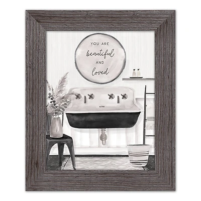 Farmhouse Sink Western Framed Print
