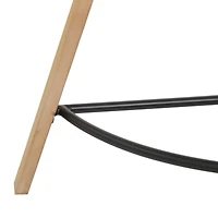 42" Brown Wood Modern Farmhouse Console Table