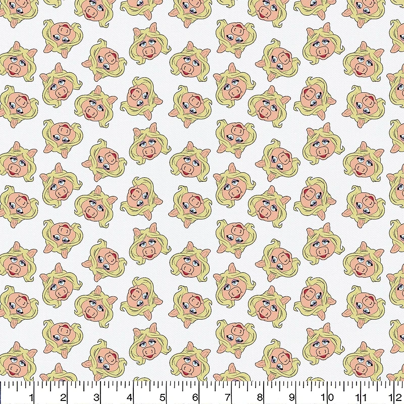 Camelot Fabrics The Muppets Miss Piggy Cotton Precut Fabric Bundle