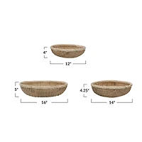 Hello Honey® Hand Woven Decorative Bamboo Basket Set