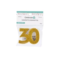 2" Gold Glitter Confetti