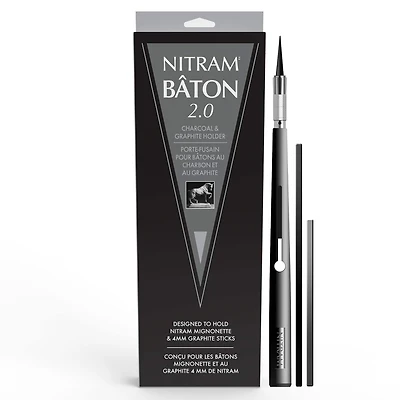 Nitram™ Baton 2.0 Charcoal & Graphite Holder Set
