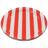 7" Red & White Stripes Snack Plates, 10ct. by Celebrate It™