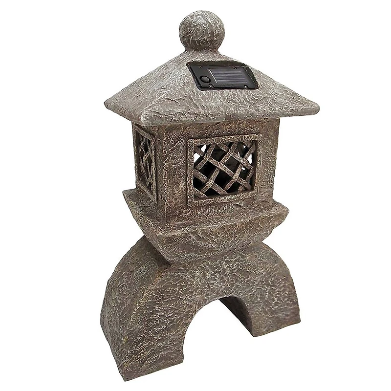Design Toscano 16.5" Japanese Pagoda Illuminated Lantern Statue