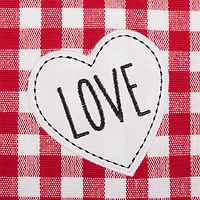 DII® Love and Xoxo Checkers Embellished Placemats (Set of 4)