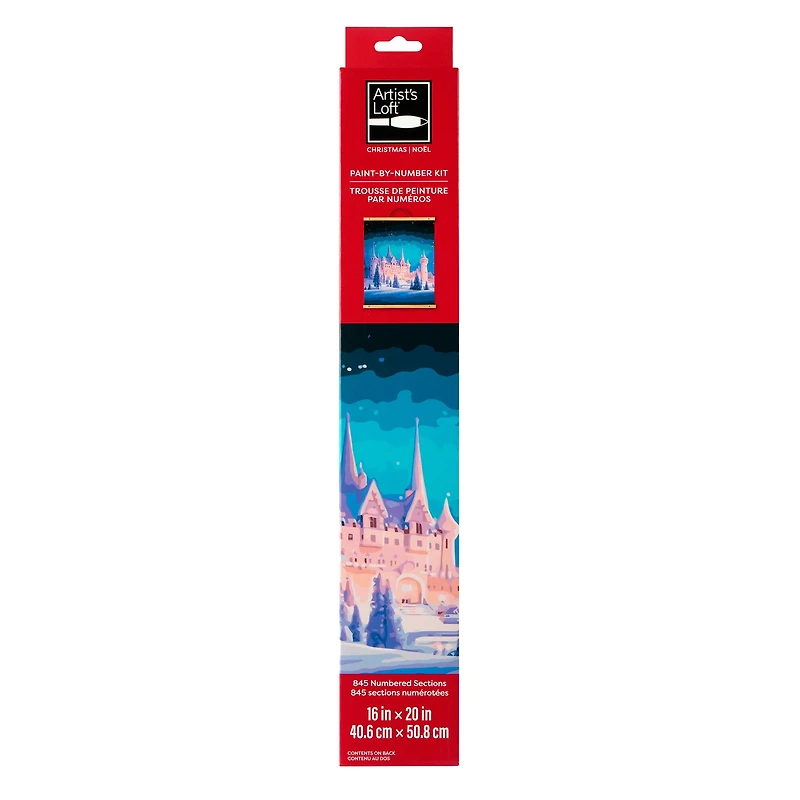 16" x 20" Winter Castle Paint-by-Number Kit by Artist's Loft™