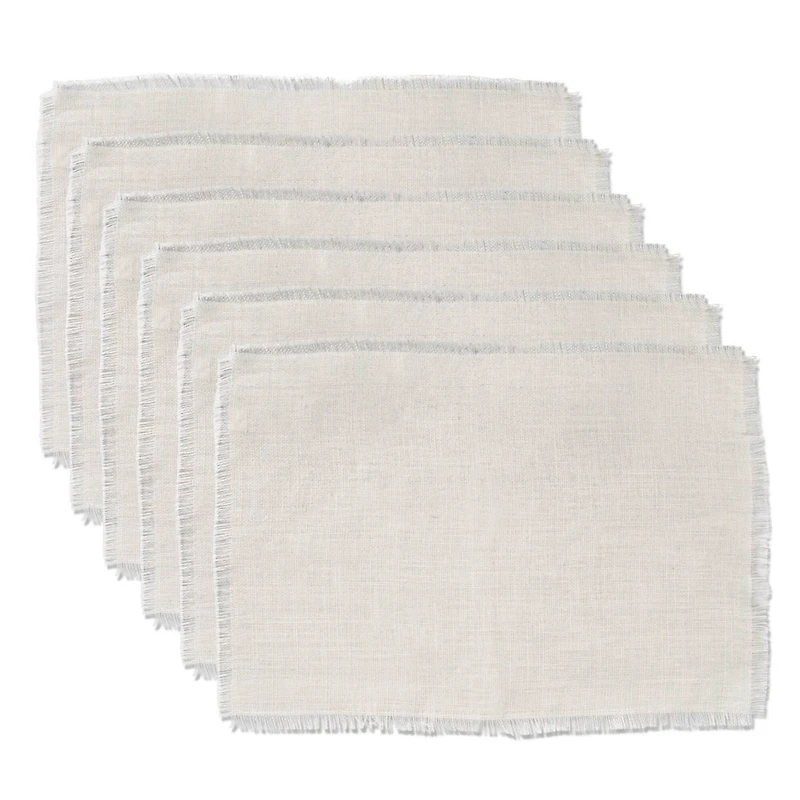 DII® Bleached Jute Placemats, 6ct.