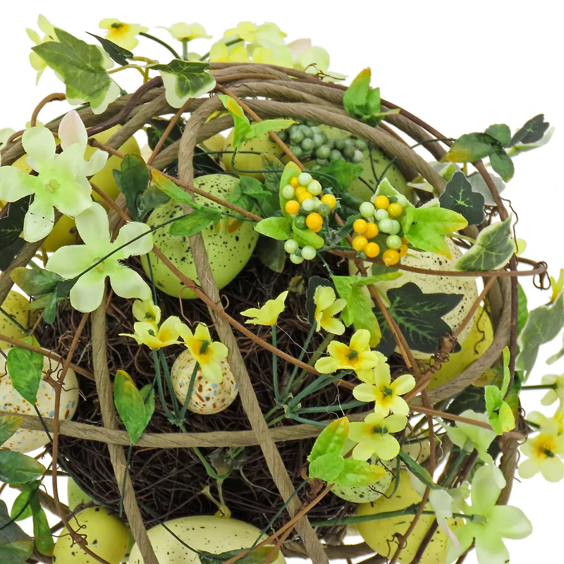 26" Flowers & Eggs Ball Topiary