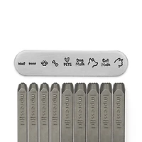 ImpressArt® 4mm & 6mm Pets Metal Stamps Pack