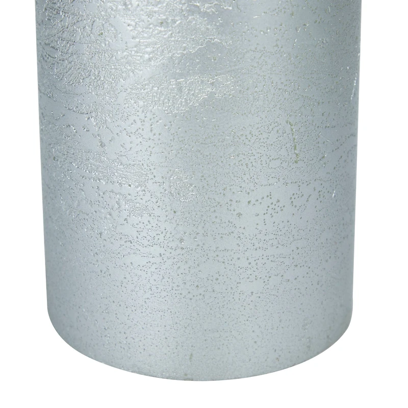 Silver Traditional Flameless Candle Set