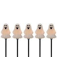 5ct. Ghost Shaped Halloween Pathway Markers