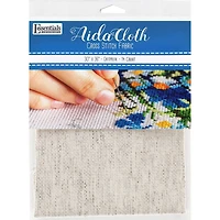 Essentials by Leisure Arts Oatmeal 14 Count Aida Cloth, 30" x 36"