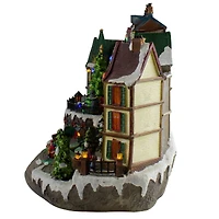 15" Gray & Green LED Lighted Big Christmas Tree With Kids