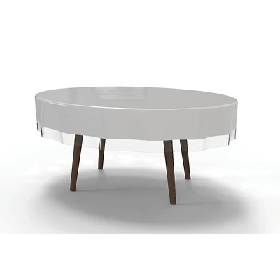 Home Details 70" Clear Round Tablecloth Protector