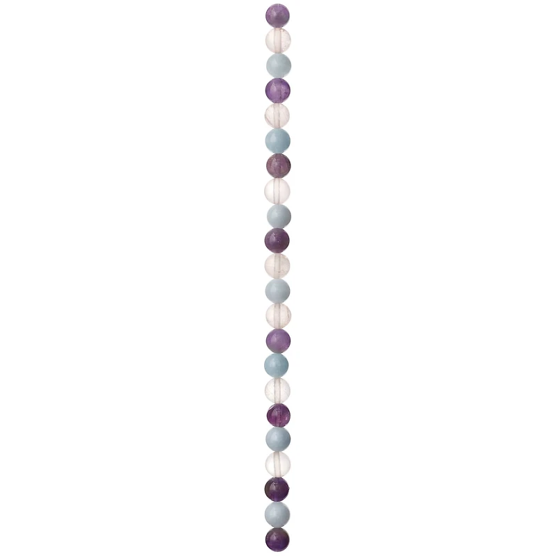 Pink, Lavender & Blue Mixed Round Beads by Bead Landing™, 8mm