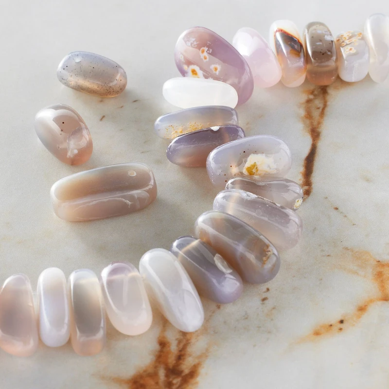 Natural Agate Chip Beads by Bead Landing™