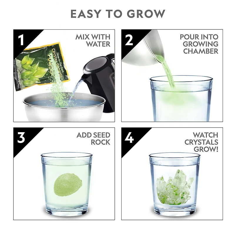 National Geographic™ Glow-In-The-Dark Crystal Lab