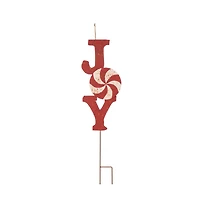 Glitzhome® Metal Joy & Noel Yard Stake Set