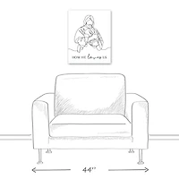 How He Loves Us 2 16" x 20" Canvas Wall Art