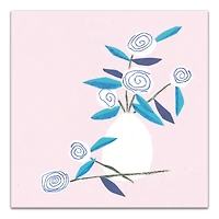 Paper Flowers 24" x 24" Canvas Wall Art