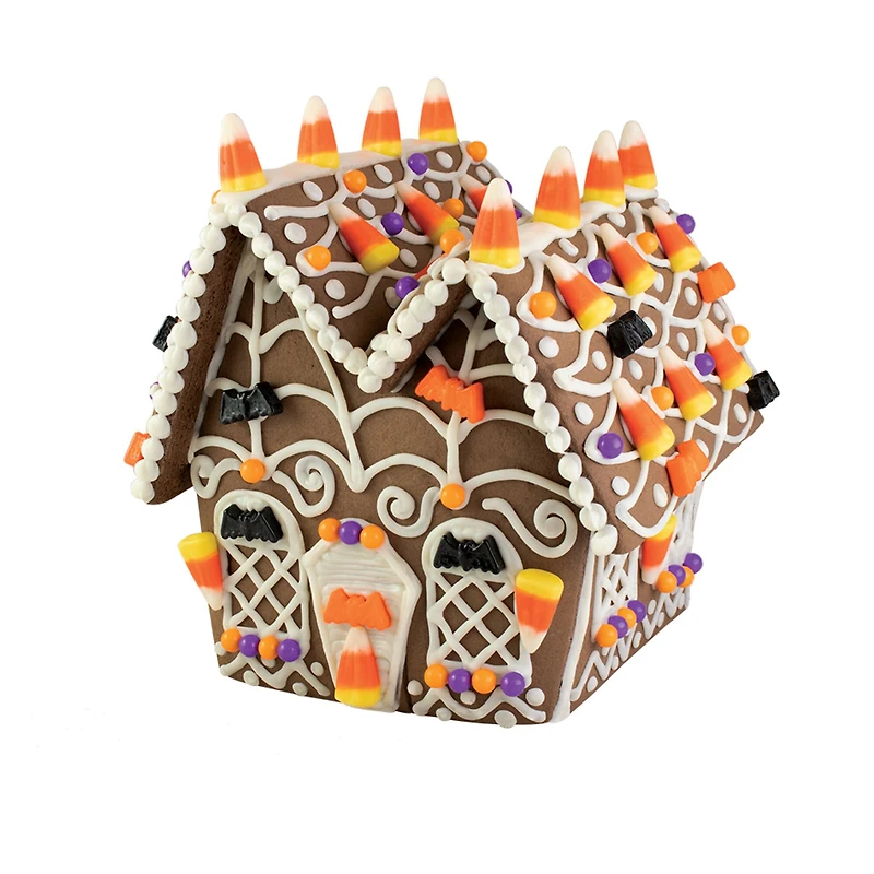 Cookies United Halloween Candy Corn Chocolate Cookie House Kit