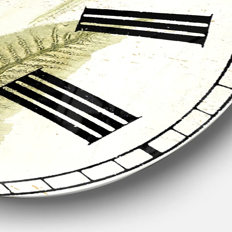 Designart 'Simple Forest Ii Farmhouse Wall Clock