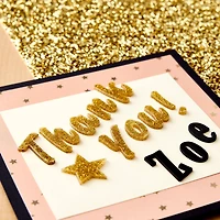 Gold Sparkle Thank You Stickers by Recollections™