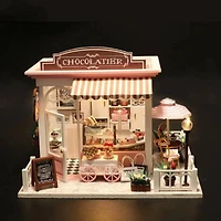 Wizardi Chocolatier Miniature Dollhouse Roombox Kit