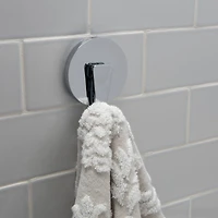 Bath Bliss Chrome Gel Suction Power Hooks, 2ct.