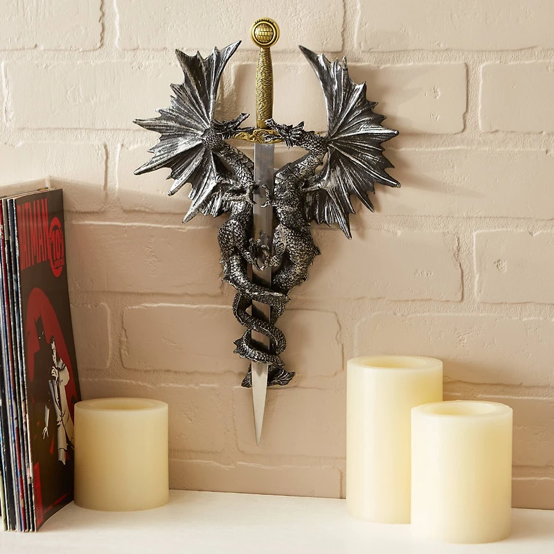 Dragon Dagger Wall Plaque