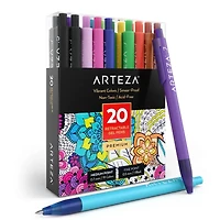 Arteza® Medium & Fine Point Retractable Gel Pen Set