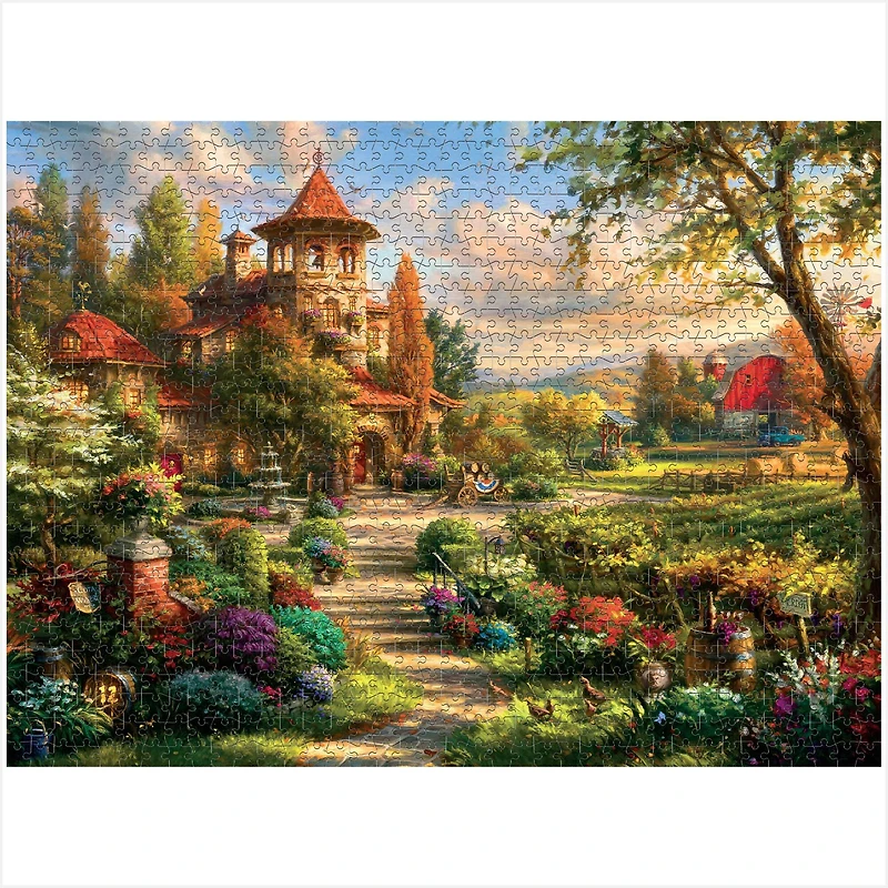 Assorted Buffalo Gold Collection 1,000 Piece Jigsaw Puzzle, 1pc.