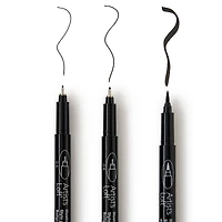 Multi Tip Black Illustration Pen Set By Artist's Loft™