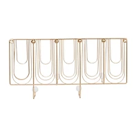 Set of 3 Gold Metal Glam Wall Hook, 16", 20", 24"